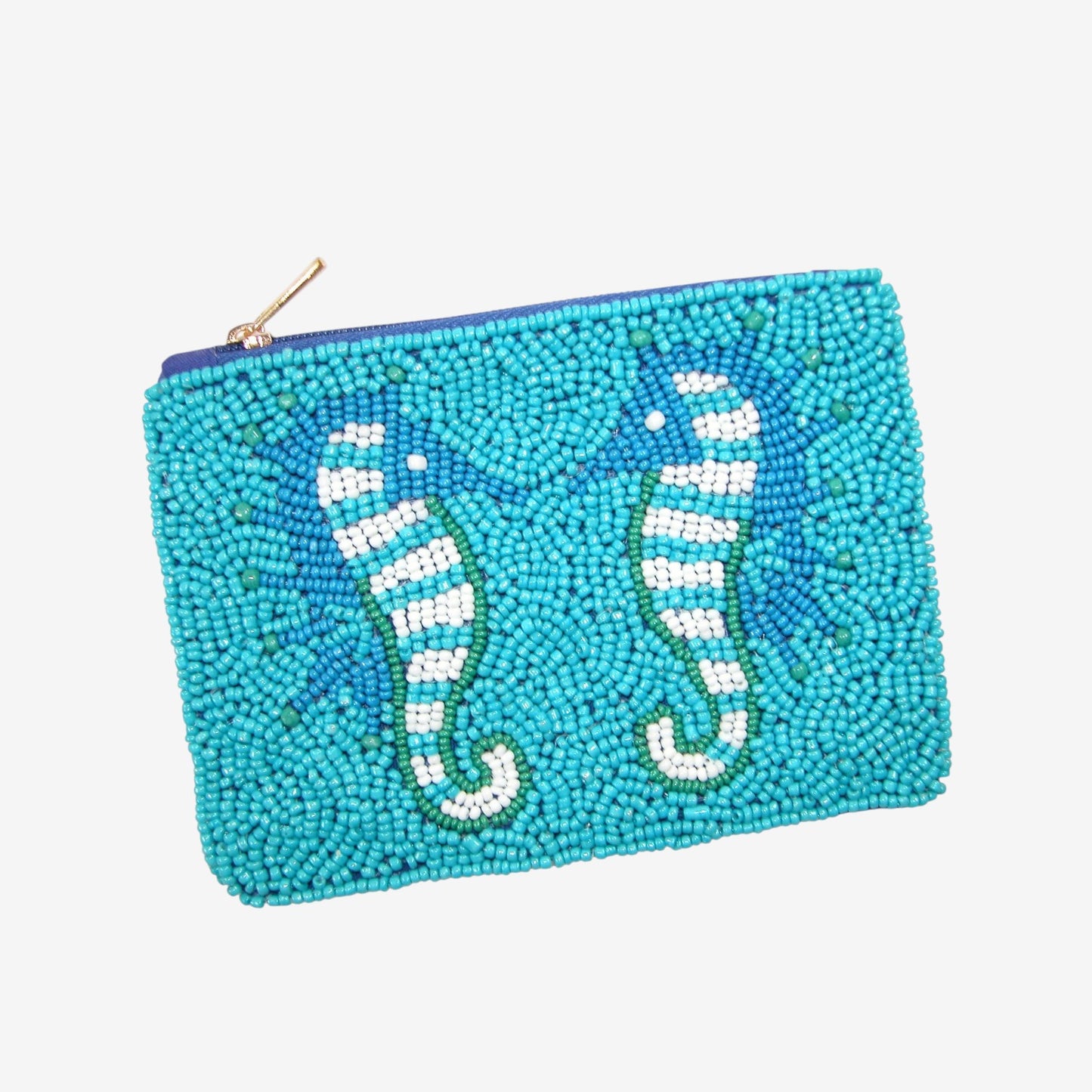 Beaded Coin Purse, Seahorse (GF4622)