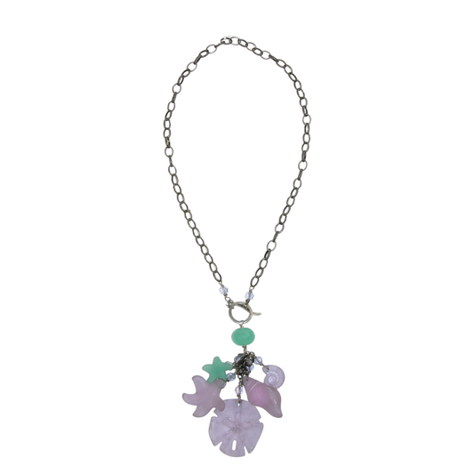 Sea Glass Sterling Silver Necklace