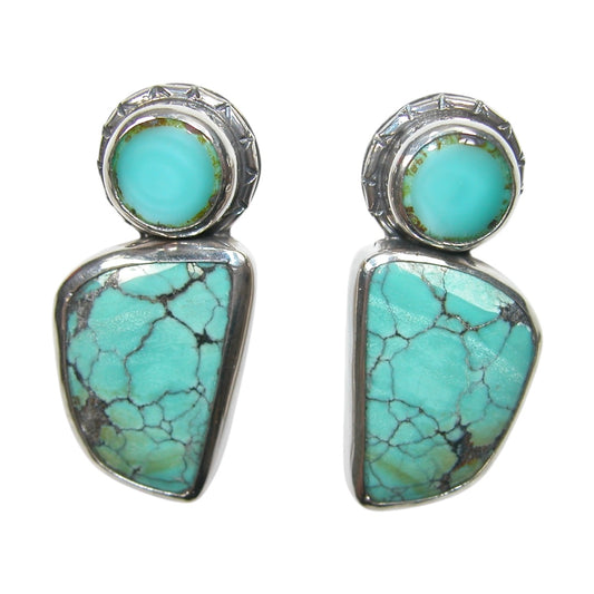 33906A Turquoise Sterling Silver Earrings