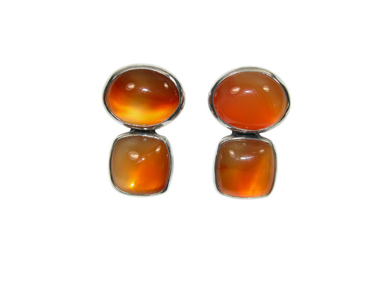 34000 Carnelian Sterling Silver Earrings