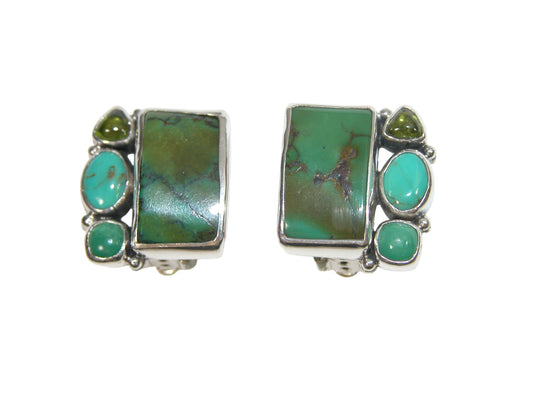 33872 Turquoise Sterling Silver Earrings