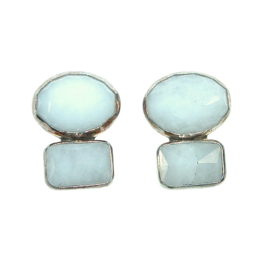 31953 Calcite 2 Stone Earrings