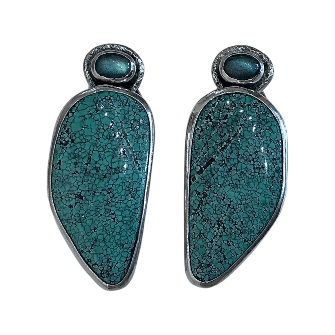 33937 Turquoise Sterling Silver Earrings