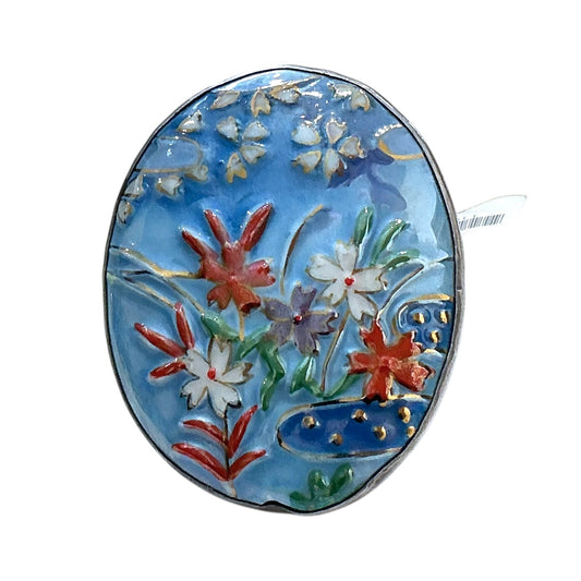 1185 Hand Painted Ring