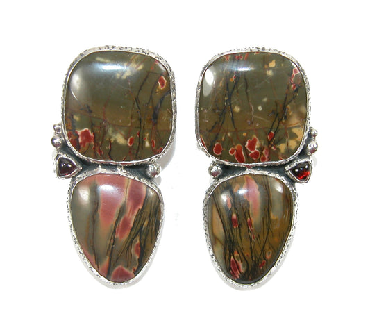 31804 Agate Sterling Silver Earrings