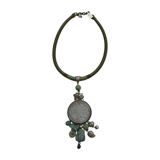 2022 Jade Sterling Silver Necklace