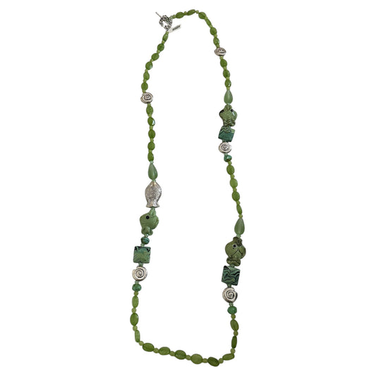 2018 Fish Sterling Silver Necklace
