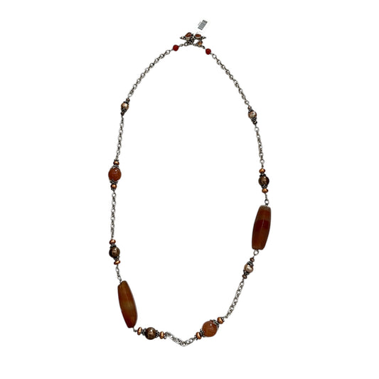 30686 Carnelian Sterling Silver Necklace