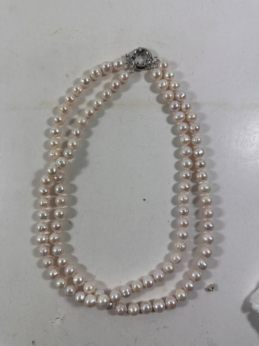 34226 Freshwater Pearl Two Strand Necklace