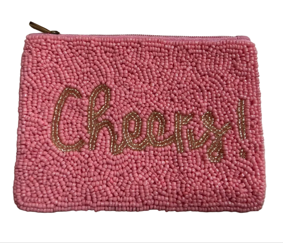Hand Beaded Coin Purse GF5601 Cheers
