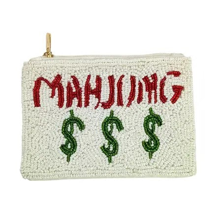 Beaded Coin Purse GF5120 Mahjong