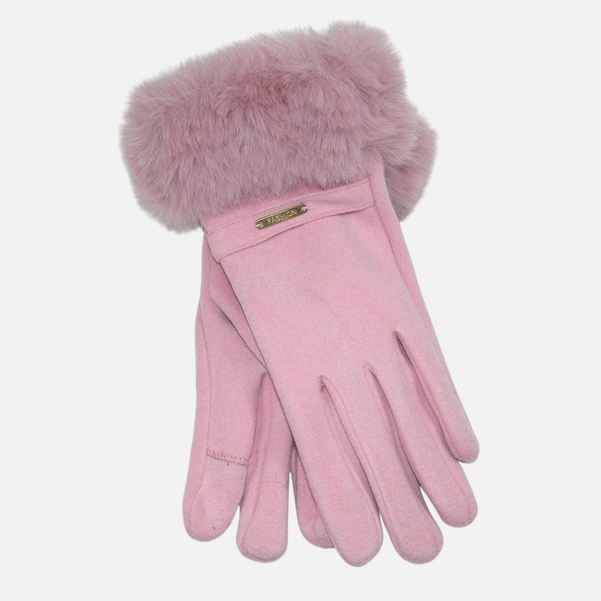 Sueded Gloves, Pink (GF3730)