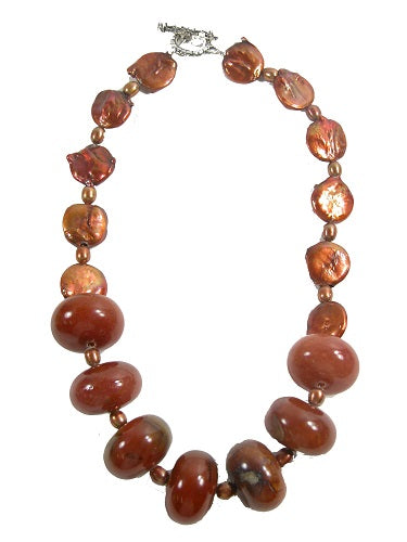 Soochow Jade Freshwater Pearl Necklace