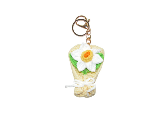 Crochet Daffodil Keychain GF2149
