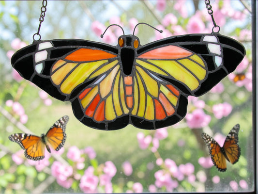 Stained Glass Monarch Butterfly GF2167