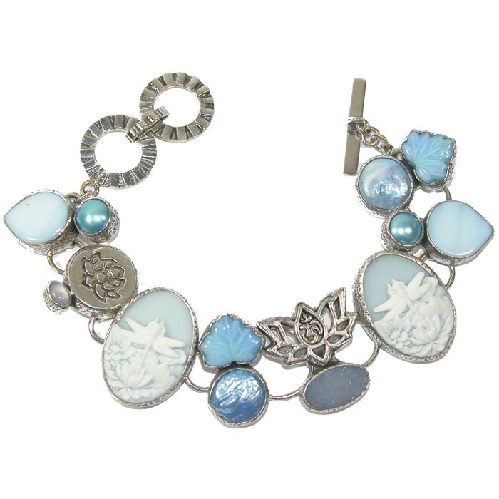 Vintage mother of pearl bracelet top