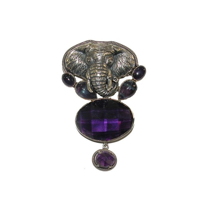 Amethyst cheap elephant jewelry